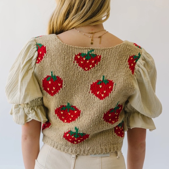 Free People: Strawberry Jam in Strawberry Dawn Combo - Picture 4 of 4